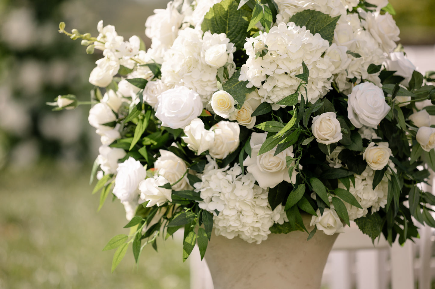 The Romantic Floral Urns