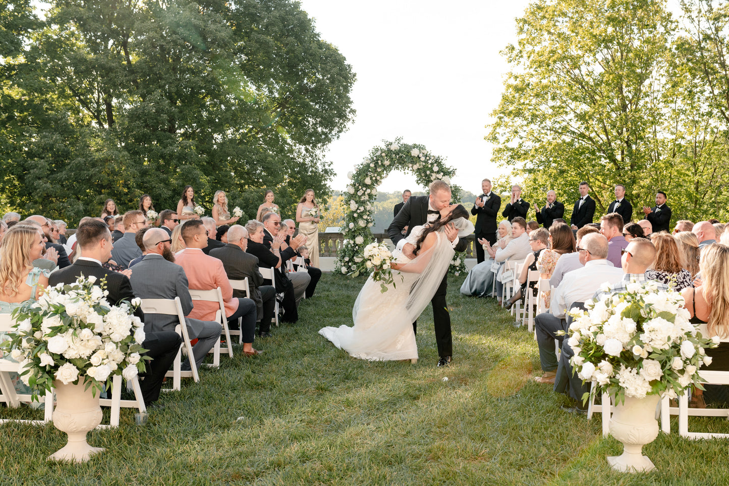 The Romantic Floral Urns